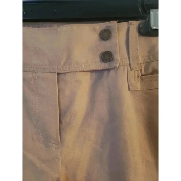 Larry Levine Tan Ankle Slim Leg Pants NWT - Picture 2 of 7